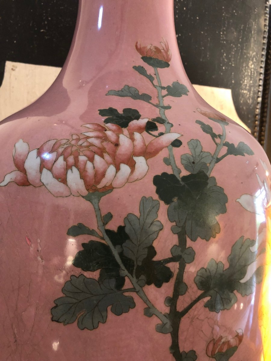 Large Cloisonne Vase -photo-6