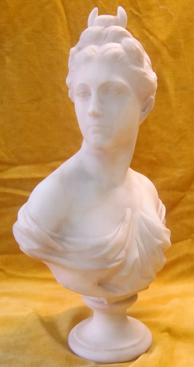 Diane Sculpture Marbre d'Aprés Houdon -photo-4