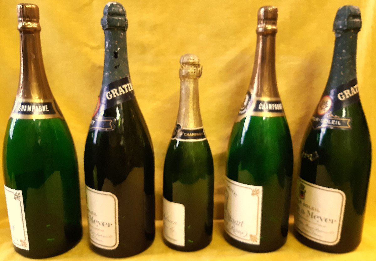Pub Déco Bar 5 Bouteilles Champagne Factice 2 Marie Stuart 2 Gratien Meyer1 Billecart Salmon-photo-2