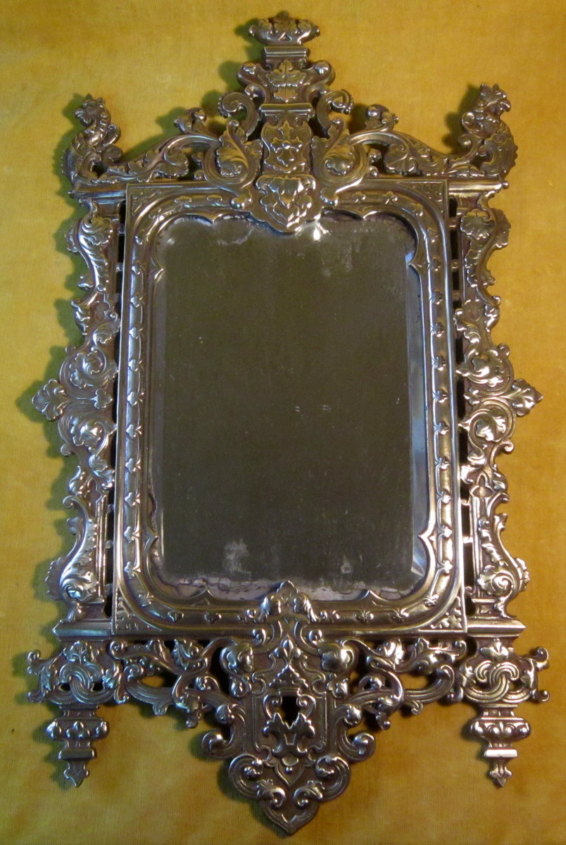 Mirrors Bronze Napoleon III Neo-gothic 19th-photo-3