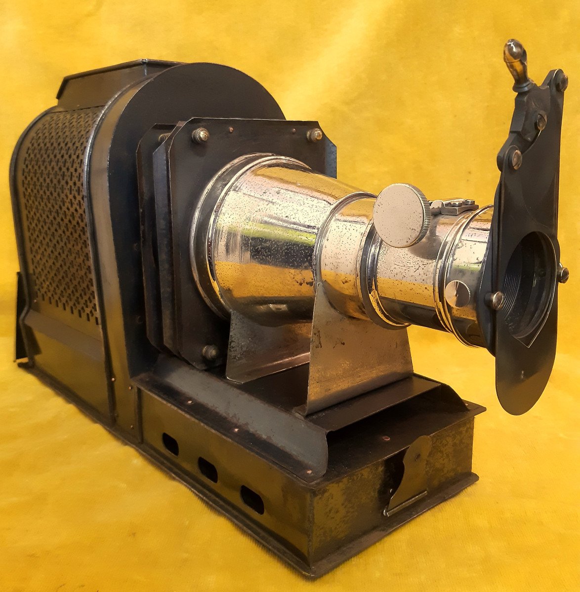Fixed Oil Projector Lantern Type “luxury Model School Appliance” 19th-photo-2