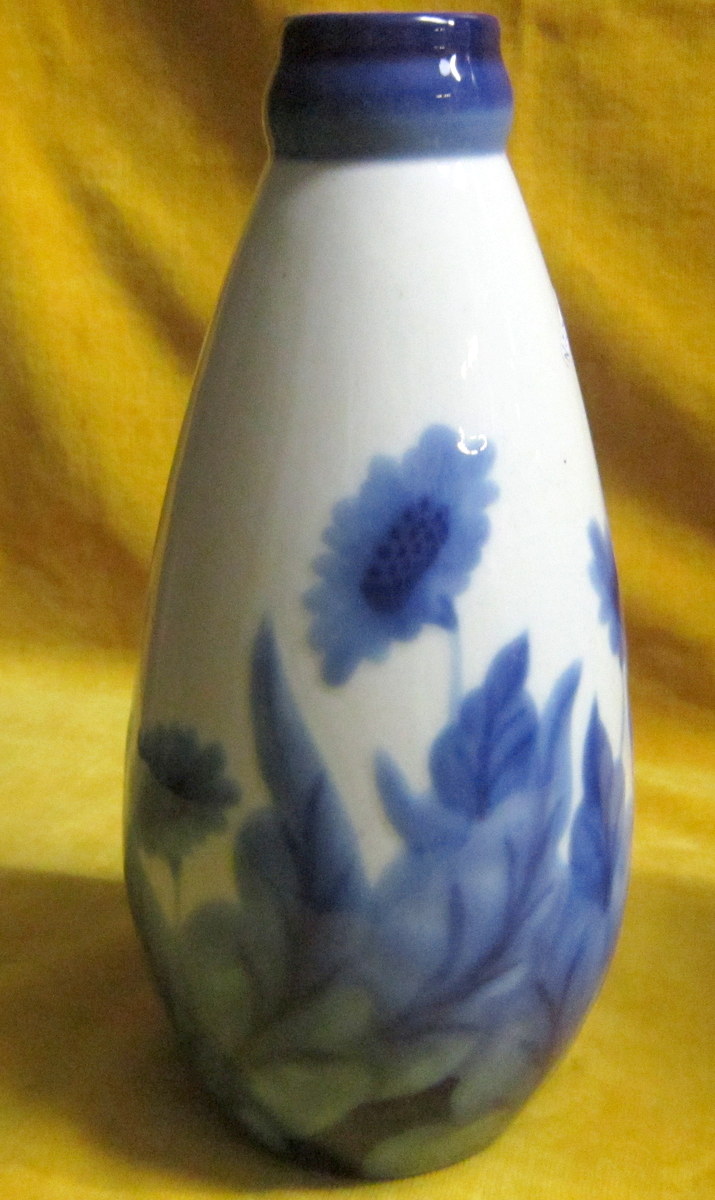 Vases Porcelaine De Limoges C. Tharaud  Art Déco-photo-4