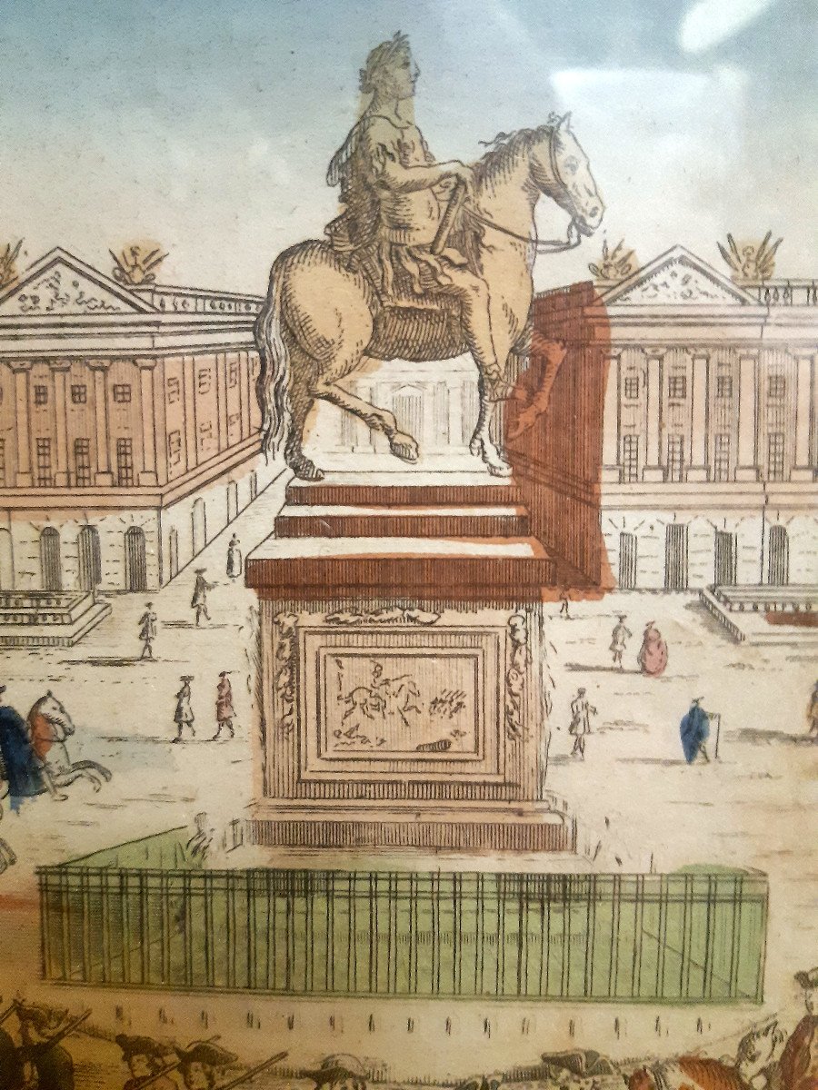 Vue D’optique Paris 1763 Paix France Grande-bretagne Cession Future Canada Et Colonies-photo-4
