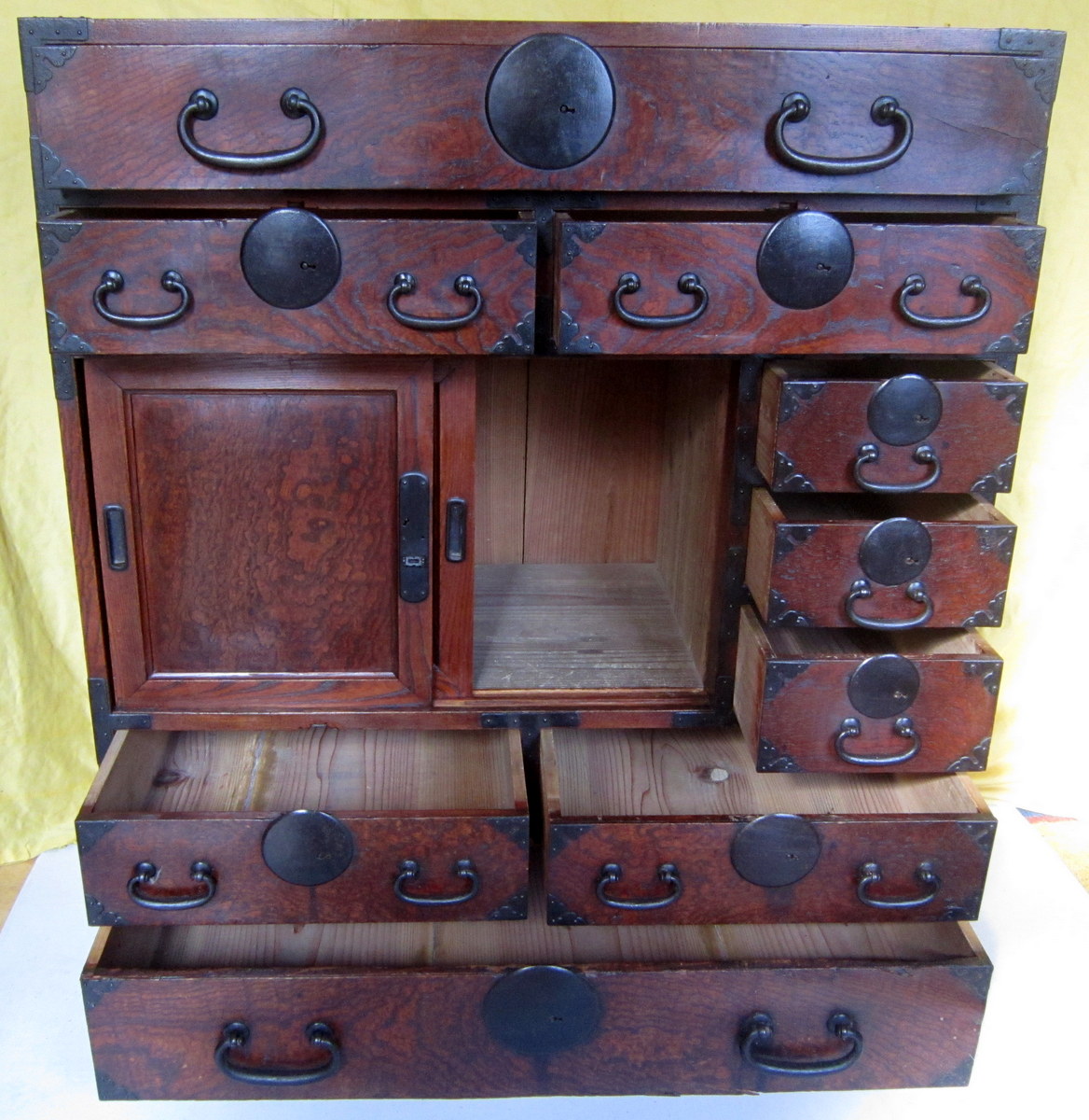 Commode Cabinet Sendaï Choba Dansu Japon Impériale Meiji 19éme-photo-1