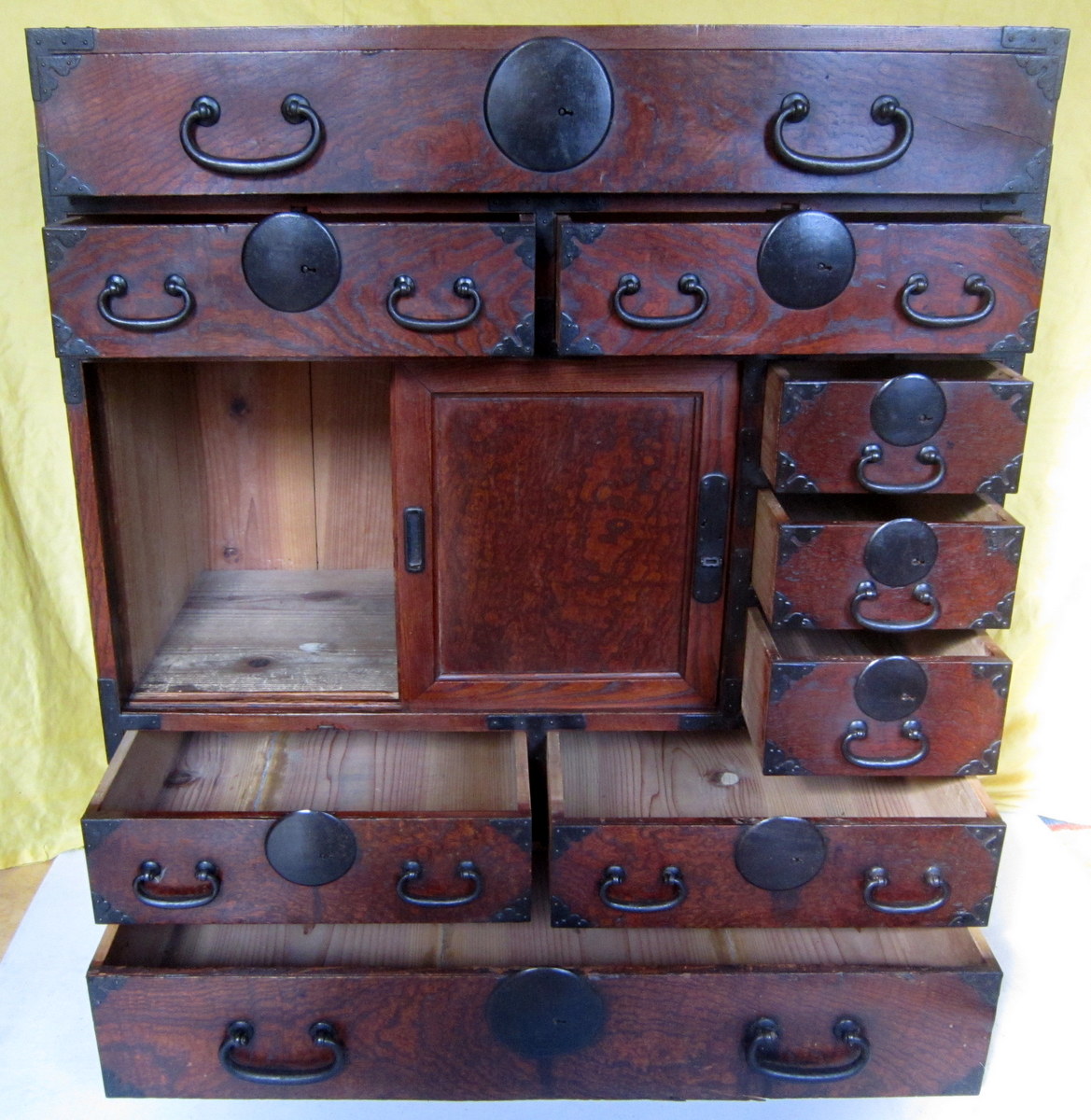 Commode Cabinet Sendaï Choba Dansu Japon Impériale Meiji 19éme-photo-2