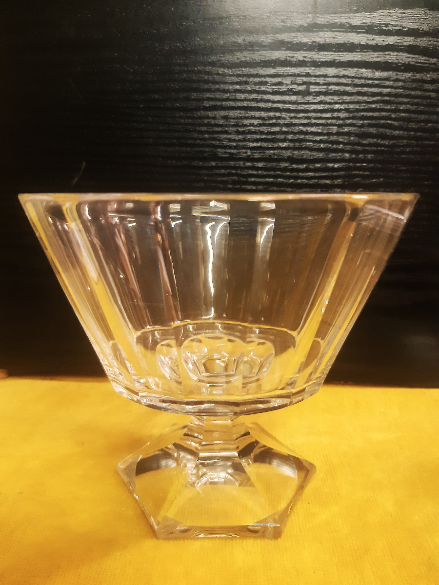 Baccarat St. Louis Style Cut Crystal Candy Dish, Sweets Bowl, Jam Pot, Sugar Bowl-photo-1