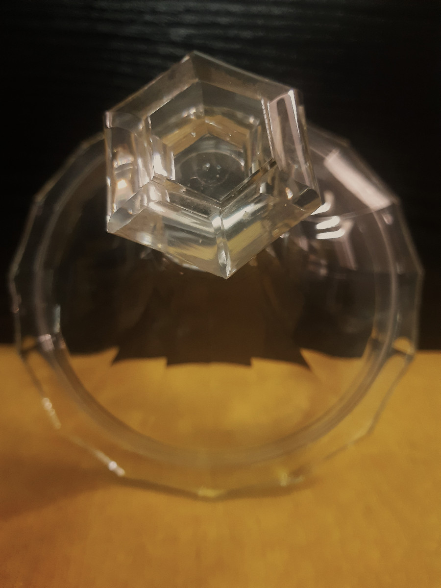 Baccarat St. Louis Style Cut Crystal Candy Dish, Sweets Bowl, Jam Pot, Sugar Bowl-photo-4