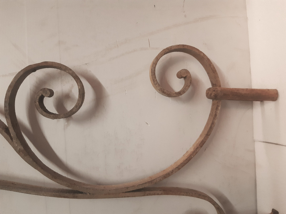 Potence Applique Porte-enseigne Luminaire Fer Forgé Style LXV-photo-4