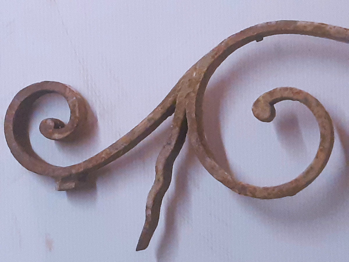 Potence Applique Porte-enseigne Luminaire Fer Forgé Style LXV-photo-2