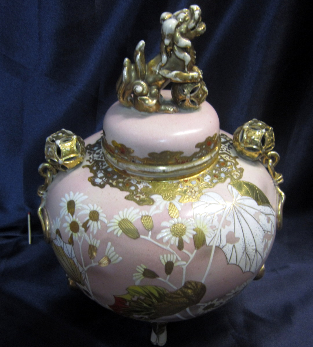 Brûle Parfum Satsuma  Japon Impériale Meiji 19éme-photo-2