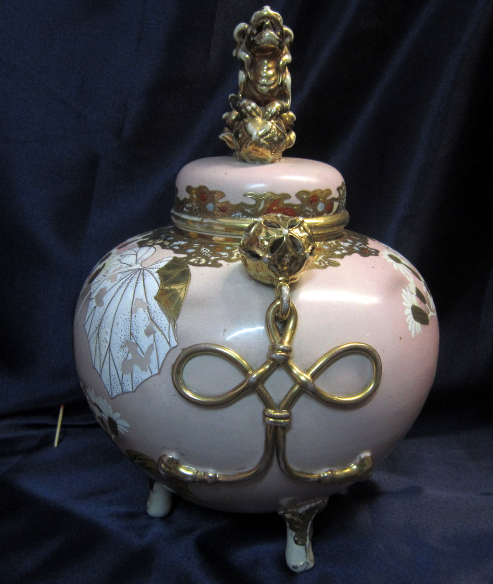 Brûle Parfum Satsuma  Japon Impériale Meiji 19éme-photo-1