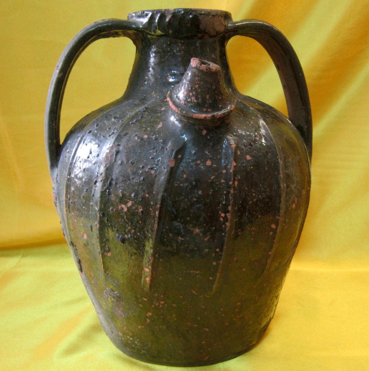 Pitcher Buire Jarre Folk Earth Auvergne 18-19th