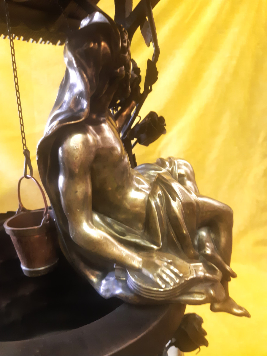 Ironwork Masterpiece Bronze Vulcain Jacques Caffieri (1678-1755)-photo-5