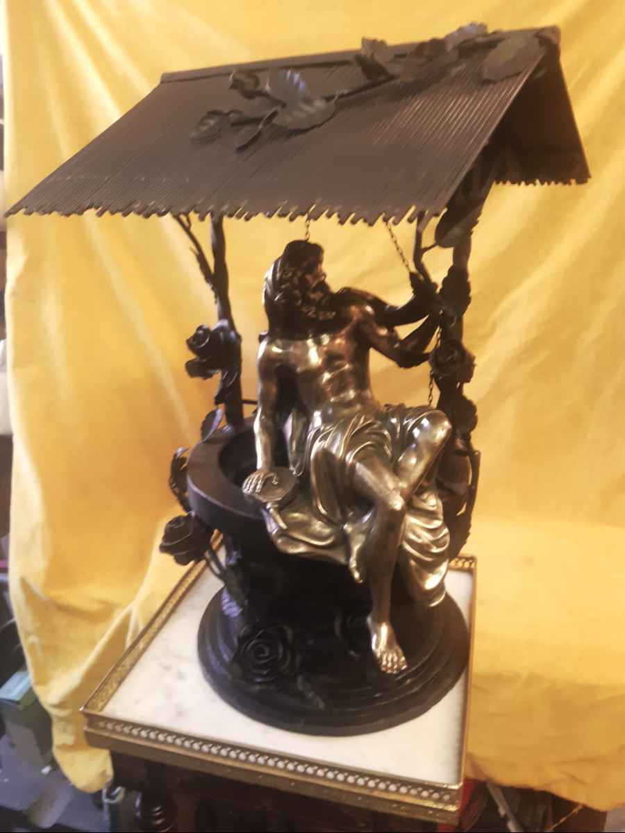 Ironwork Masterpiece Bronze Vulcain Jacques Caffieri (1678-1755)