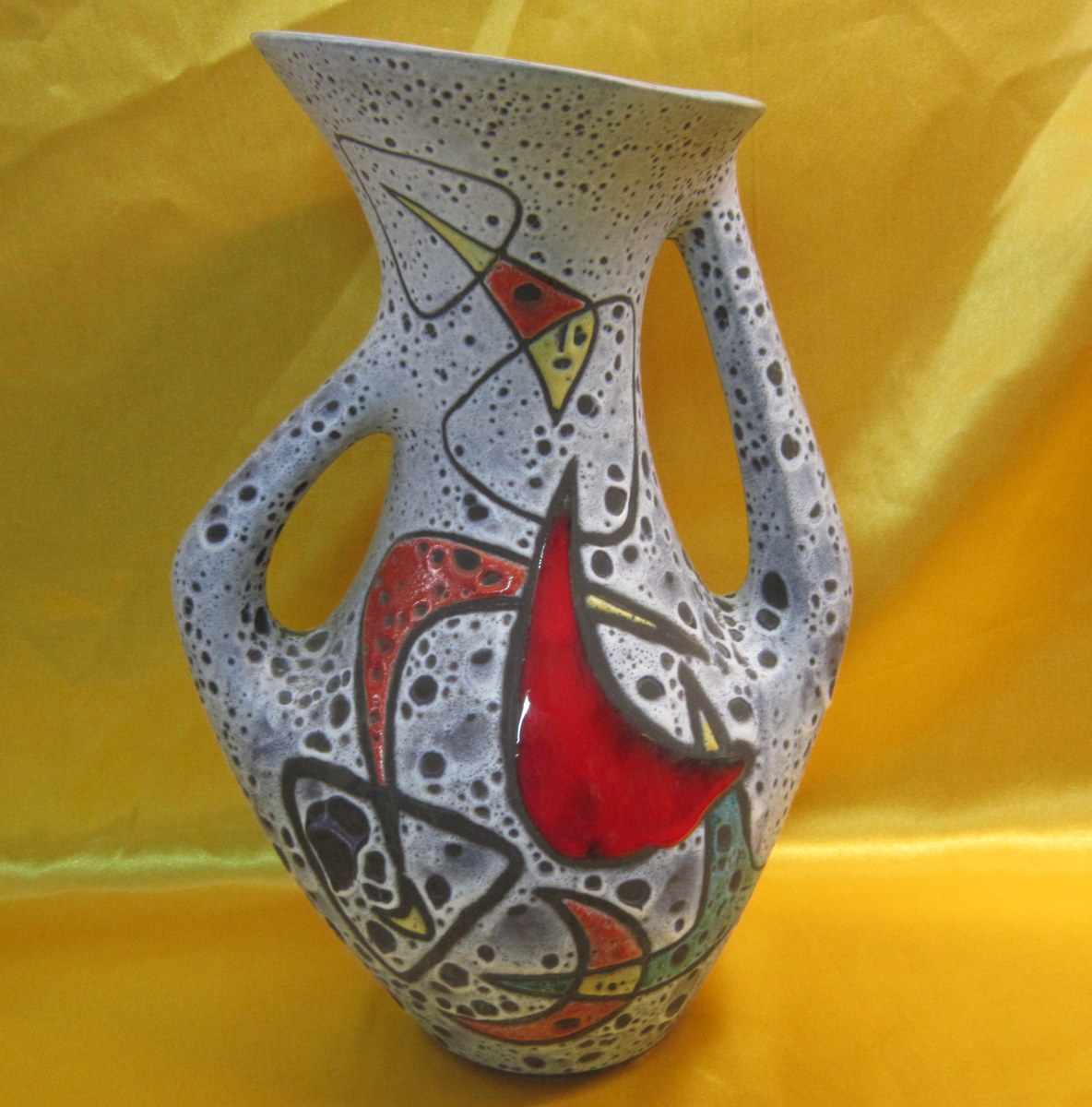 Vase Vallauris "Etoiles Lunes Et Soleil " Marius Bessone -photo-4