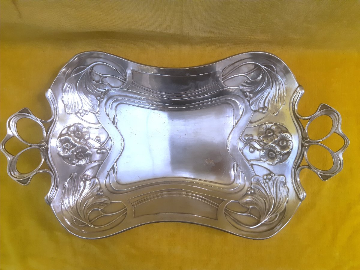 Plat Panière Vide Poche Arts & Crafts de Carl DEFFNER (1856-1948) ESSLINGEN  ALLEMAGNE