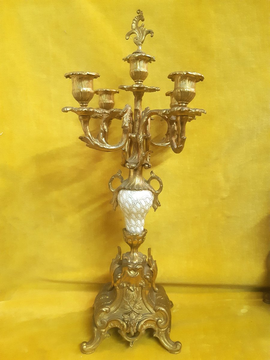 Porcelain Bronze Fireplace Trim, Paris, Romantic Design, Vincenti 1855 Collection-photo-8