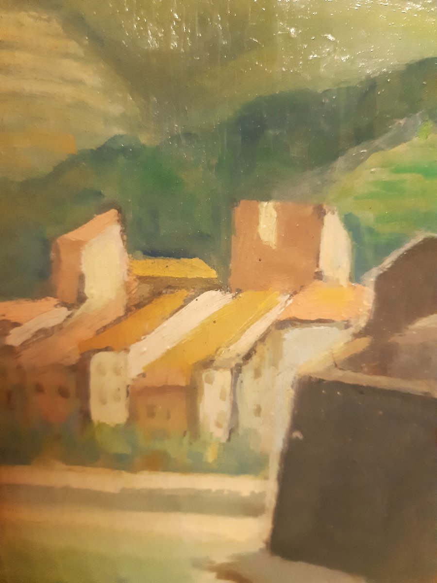 Post-impressionist Seascape: Collioure, "the City Of Painters"—château Royales And The Port By R. Pavard -photo-4