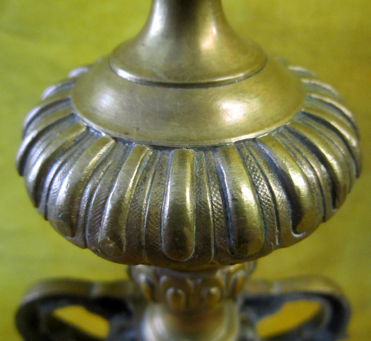 For Andirons Dolphins Style Bronze Lxiv 19th-photo-2