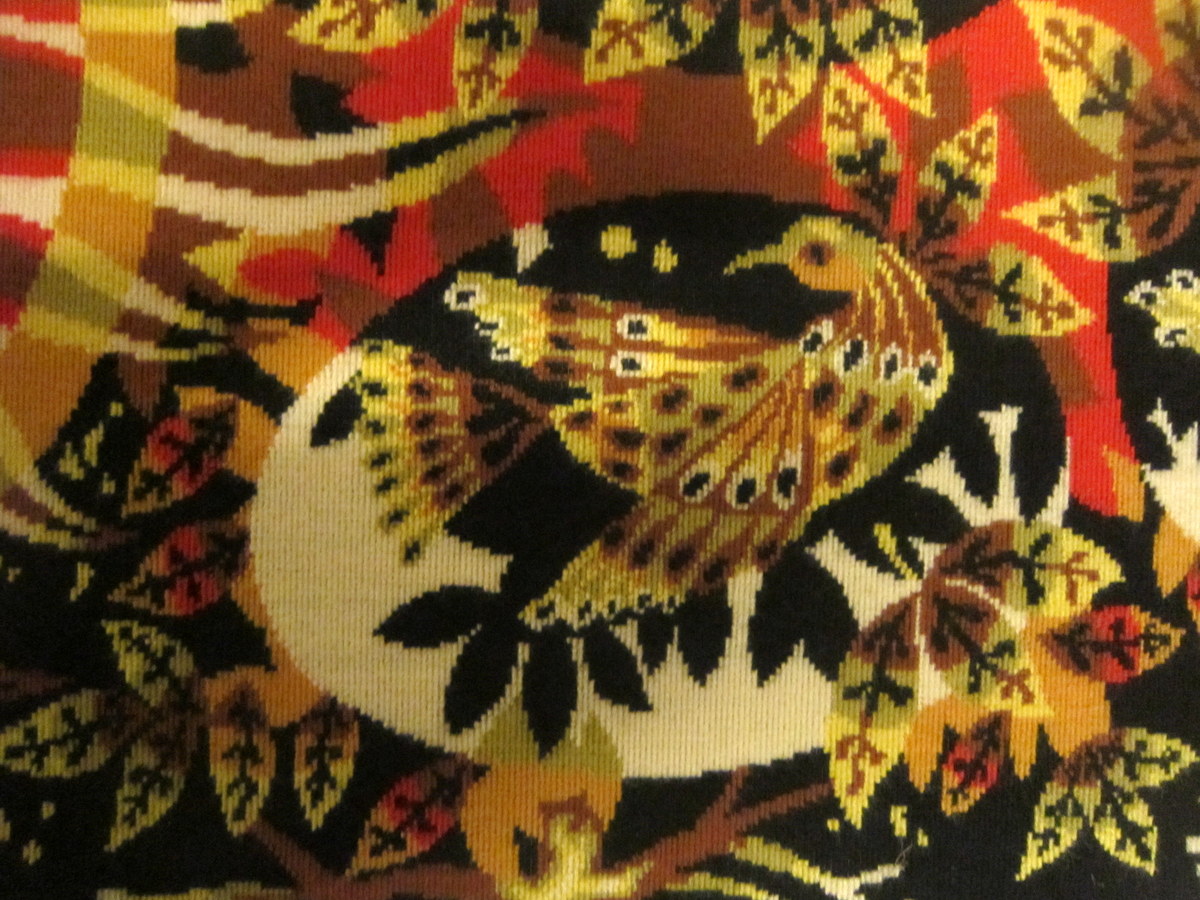 Tapisserie Aubusson "Aurore" J.C.Bissery Vintage 60-70-photo-4