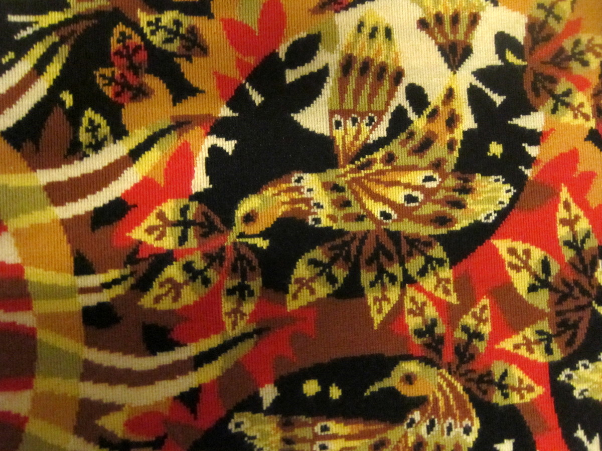 Tapisserie Aubusson "Aurore" J.C.Bissery Vintage 60-70-photo-1