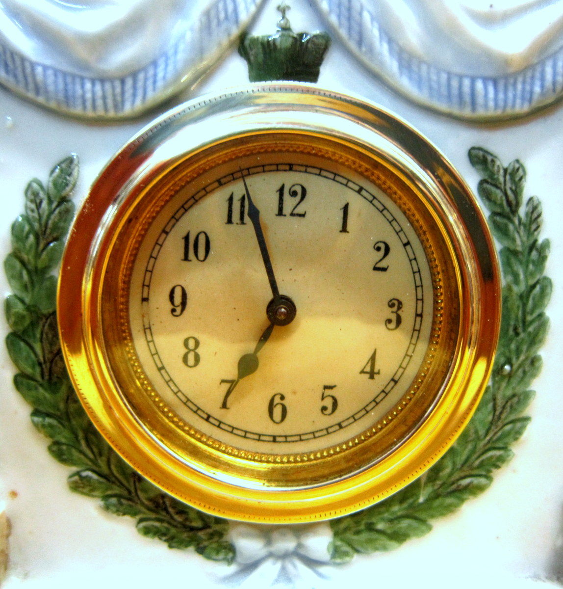 Porcelain Clock Napoleon 1st Emperor-photo-1