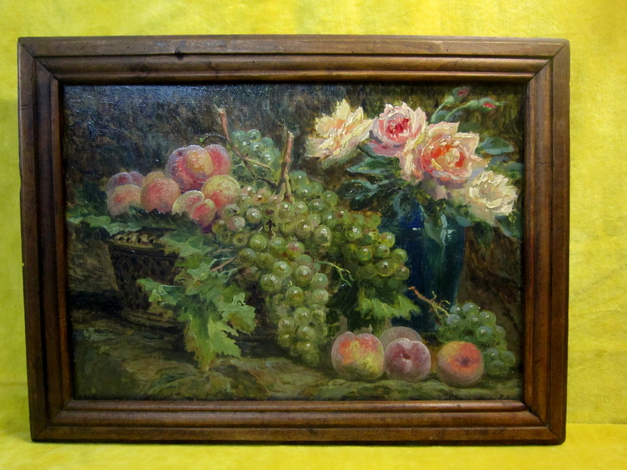 Still Life Autumn Flowers And Fruits Olivier Marechal-photo-2