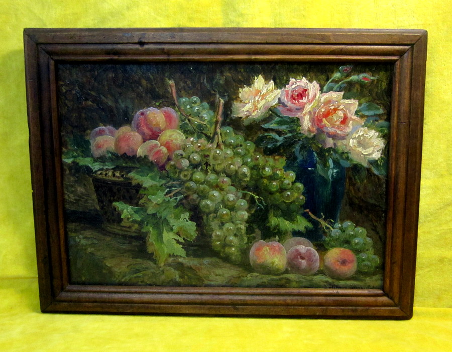 Still Life Autumn Flowers And Fruits Olivier Marechal-photo-4
