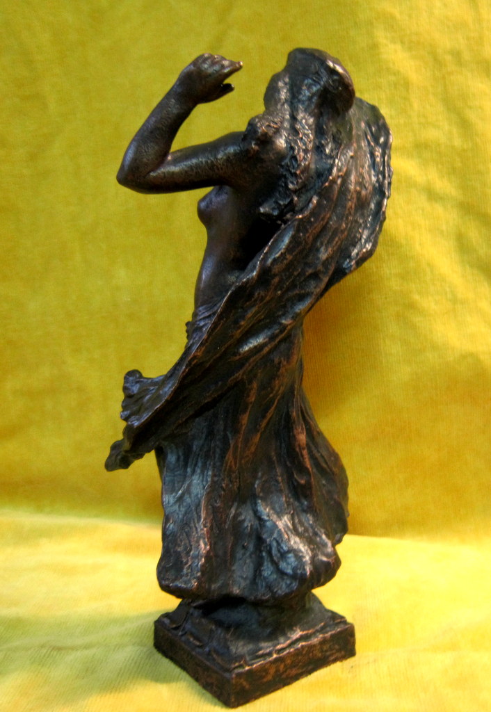 Danseuse Orientale égyptienne Bronze J.PLOQUIN (1860-?)-photo-2