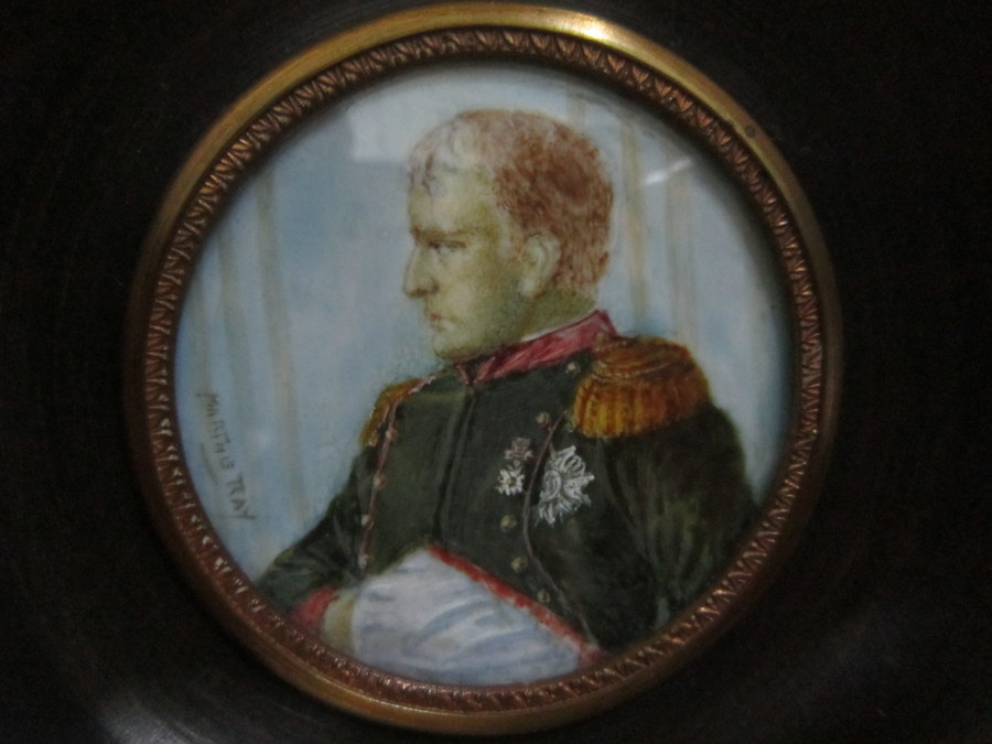  NAPOLEON Ier Miniature Portrait De l'Empereur Avec Légion d'Honneur 19éme-photo-2