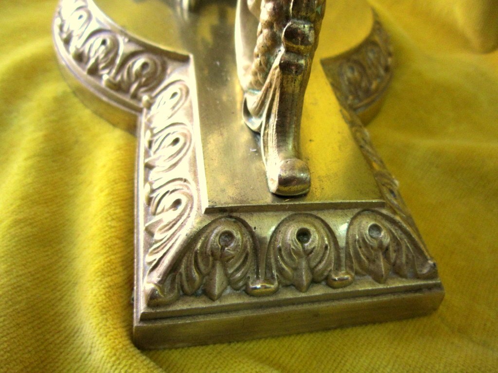 Grande Lampe à Pétrole Dragon Bronze Doré St Renaissance  Napoléon III 19éme-photo-6