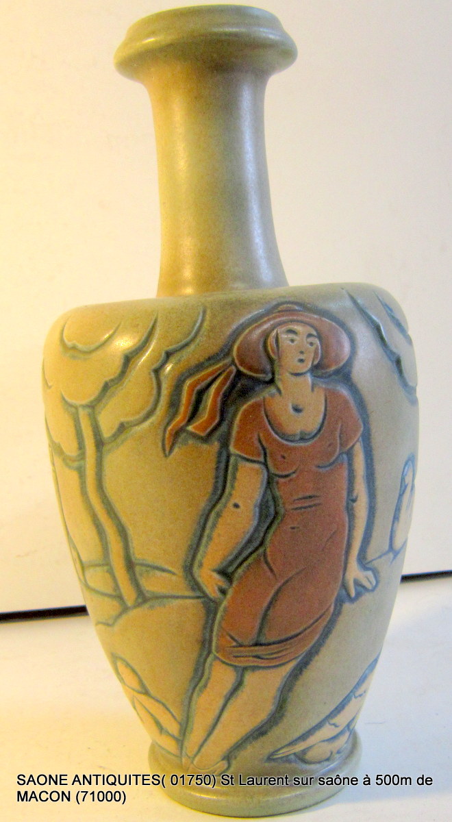 Vase De Mougin Nancy A. Legrand Art Deco 30-photo-4