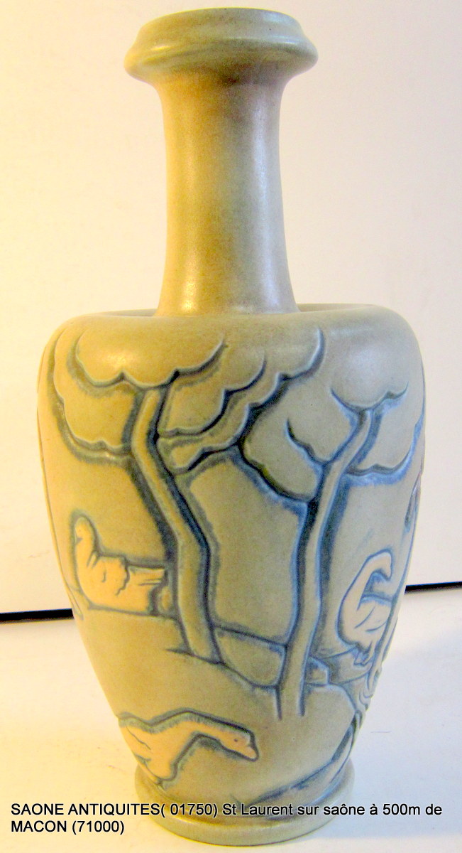 Vase De Mougin Nancy A. Legrand Art Deco 30-photo-2