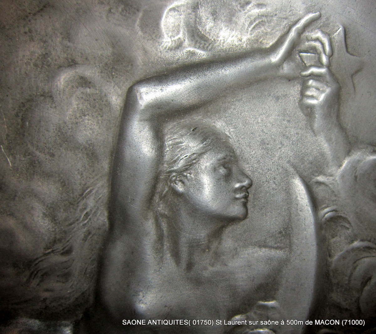 Woman Art Nouveau "morning Star"-photo-2