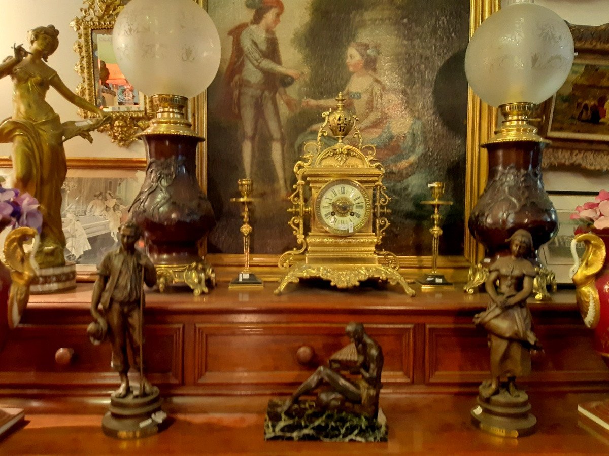 Sculpture Faune Satyre Musicien Antique Flûte De Pan Art Déco 1930-photo-8