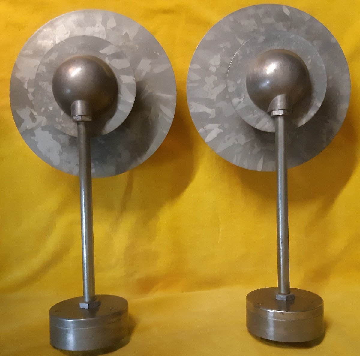 Pair Large Wall Lamp Louis Poulsen By Jens Møller-jensen Vintage Danish Design 60  .-photo-7