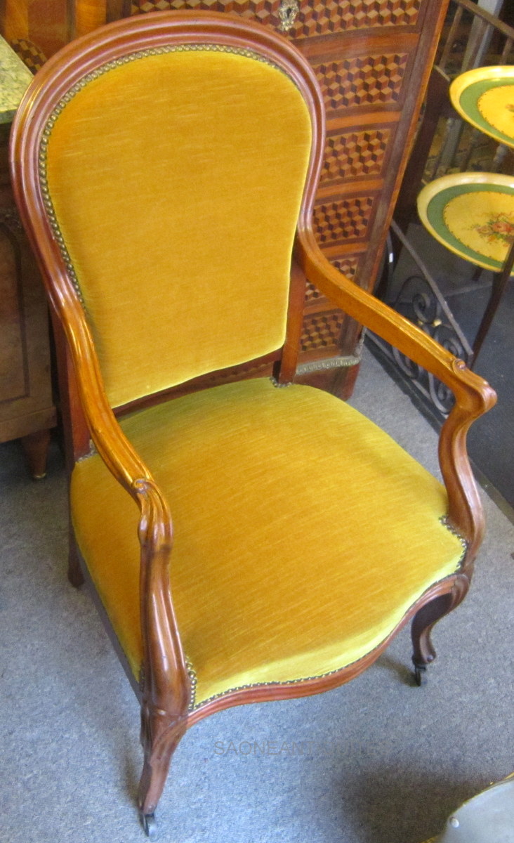 Mahogany Armchair Lxv 19th St-photo-3