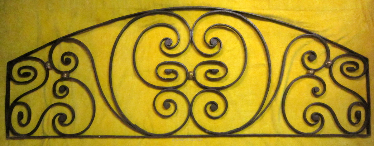 Transom Grid Iron Forge 18th 19th-photo-2