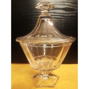Coupe Drageoir Bonbonnière Confiturier Sucrier Cristal taillé type BACCARAT St LOUIS