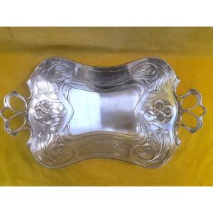 Arts & Crafts-style Empty Basket Dish By Carl Deffner (1856–1948), Esslingen, Germany