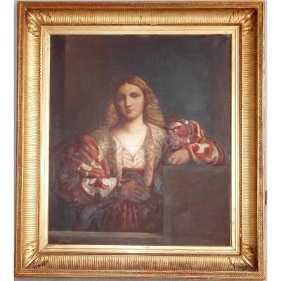 Portrait d'une belle Italienne