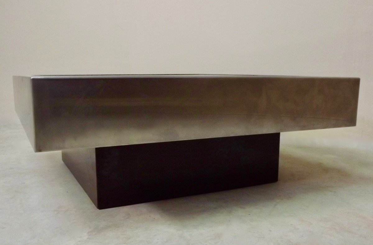 Pair Of Willy Rizzo Design Tables-photo-2
