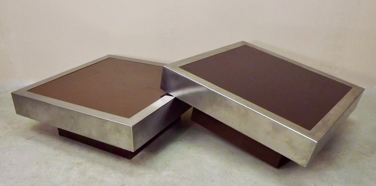 Pair Of Willy Rizzo Design Tables