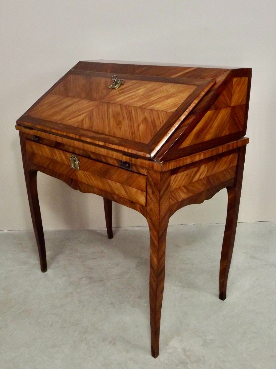 18th Century Marquetry Desk-photo-1