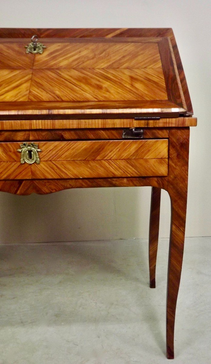 18th Century Marquetry Desk-photo-7