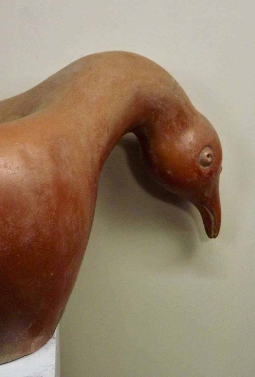 Terracotta Goose. XXth.-photo-2