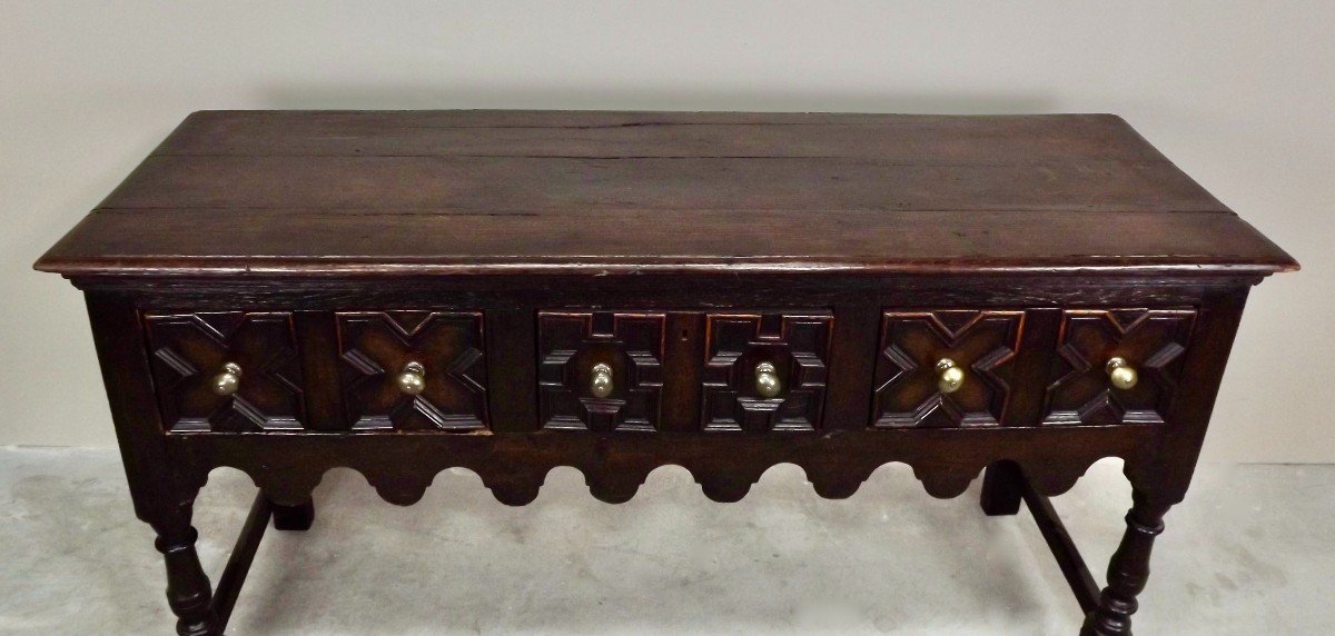 Table à gibier du XVIIIème siècle-photo-3