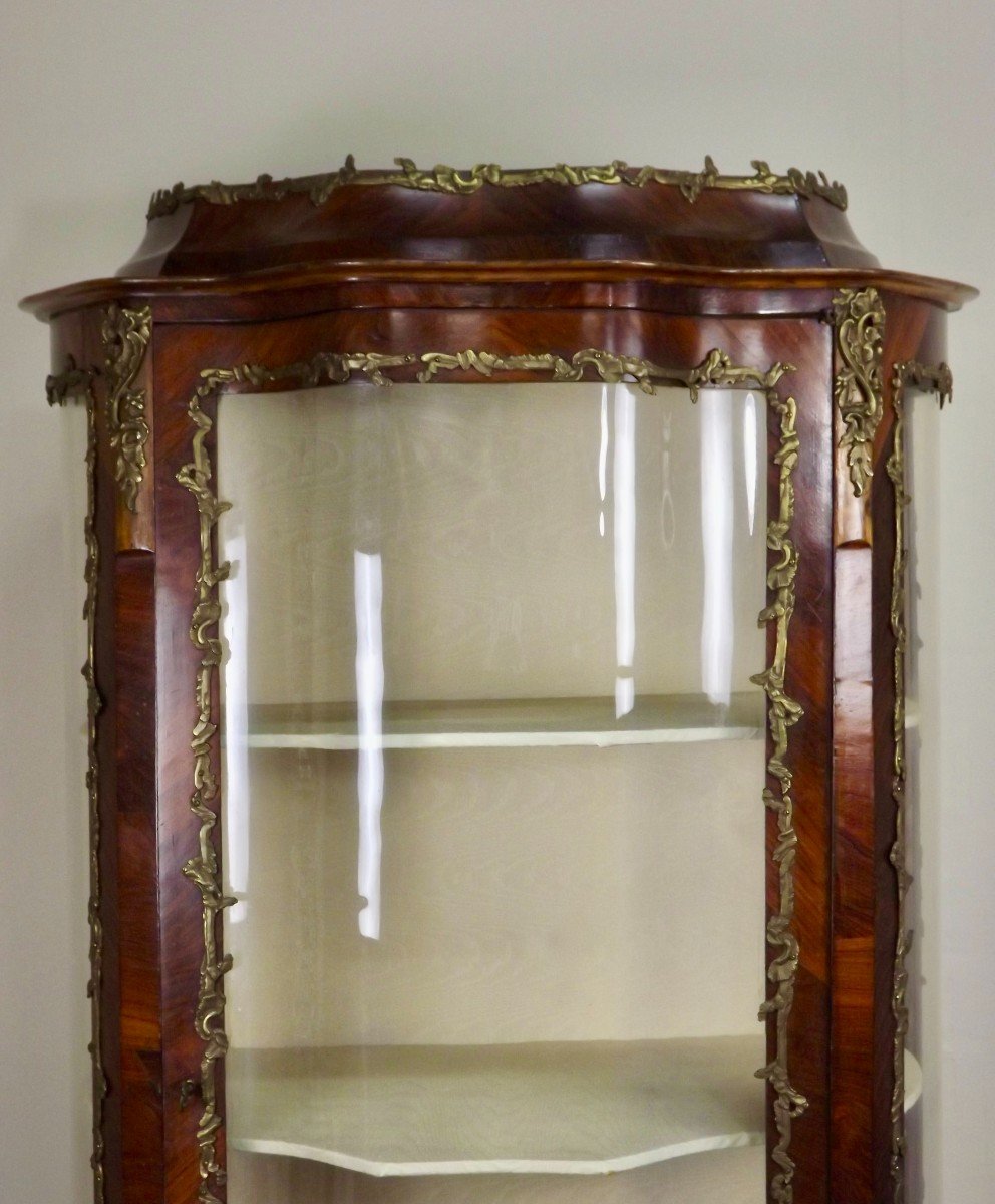 Vitrine en marqueterie Napoléon III.-photo-6