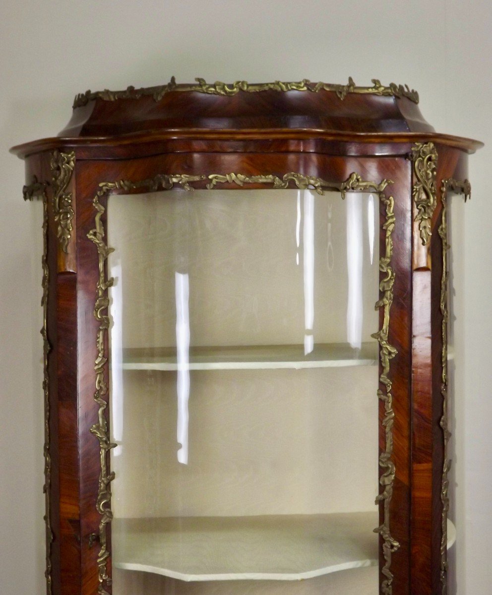 Vitrine  Napoleon III Marquetry.-photo-6