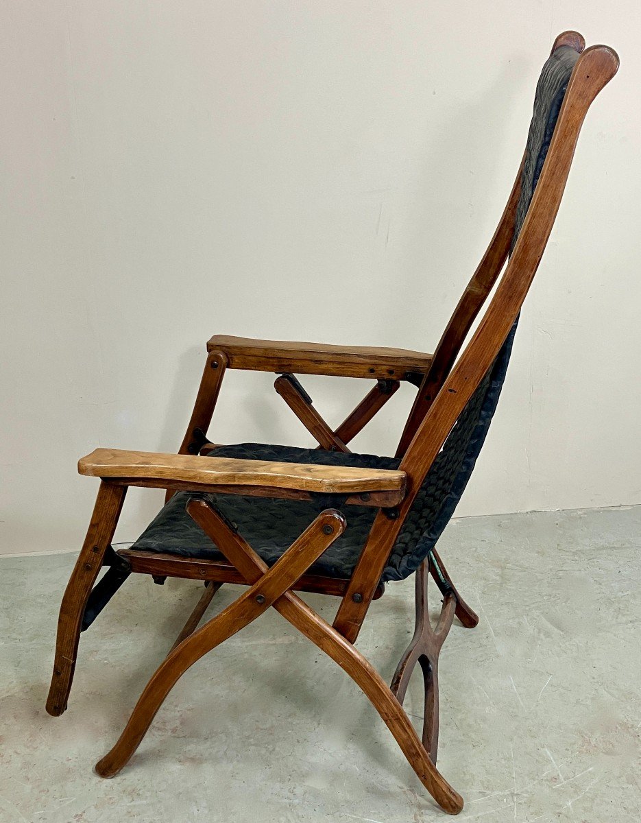19th Century Winter Garden Lounge Chair.-photo-2